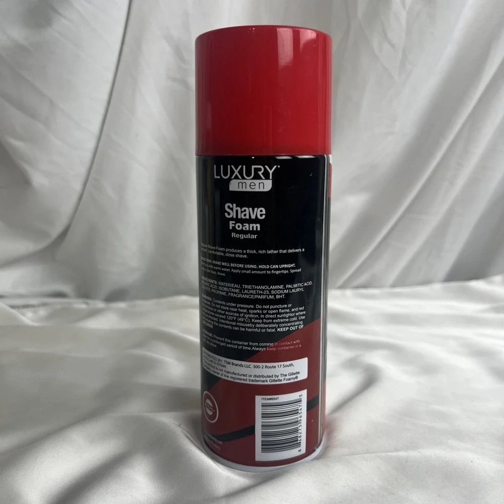 Shave Foam Regular Luxury Men 12‎ Oz Can Brand New